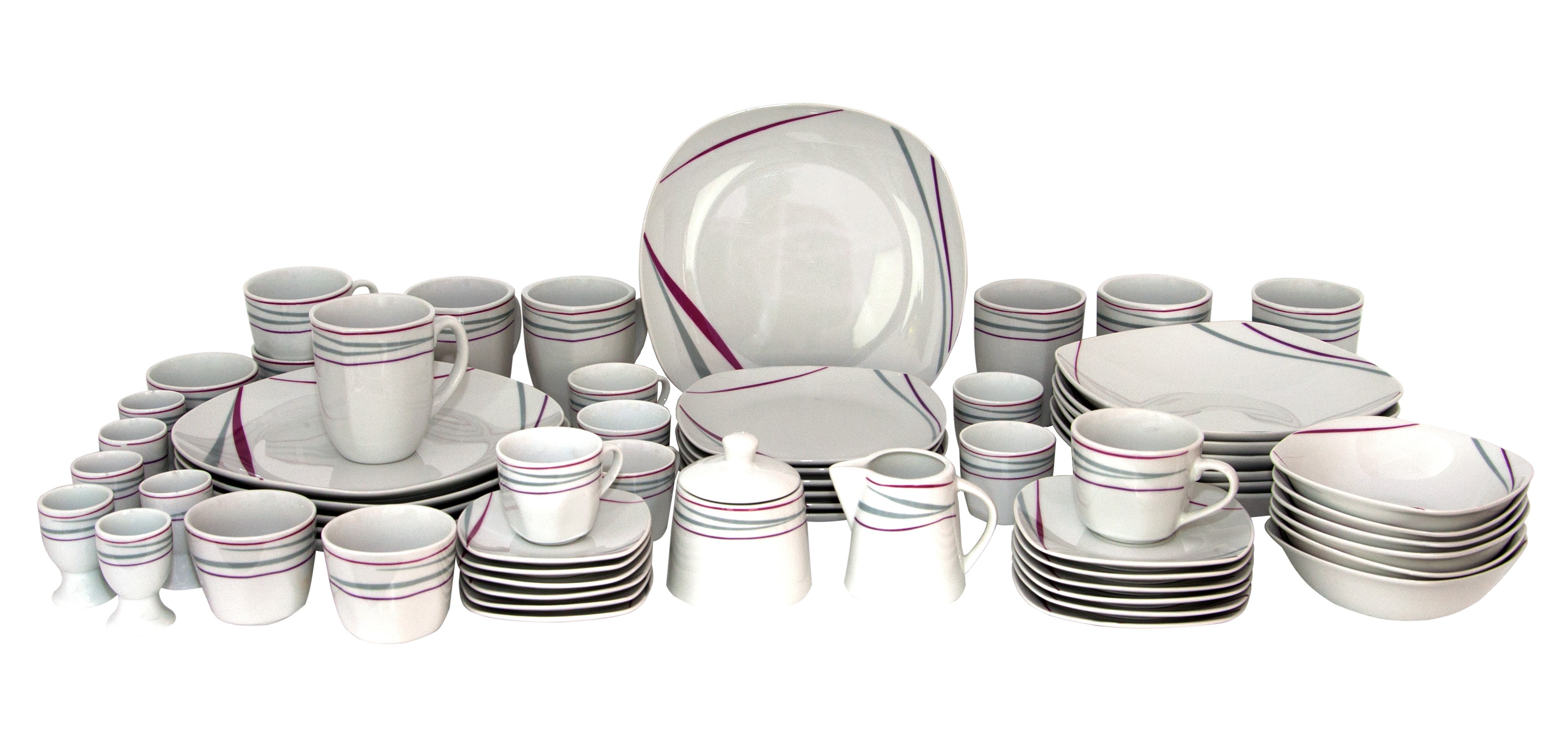 Kombiservice Caviano 124tlg Porzellan 12 Personen Tafel