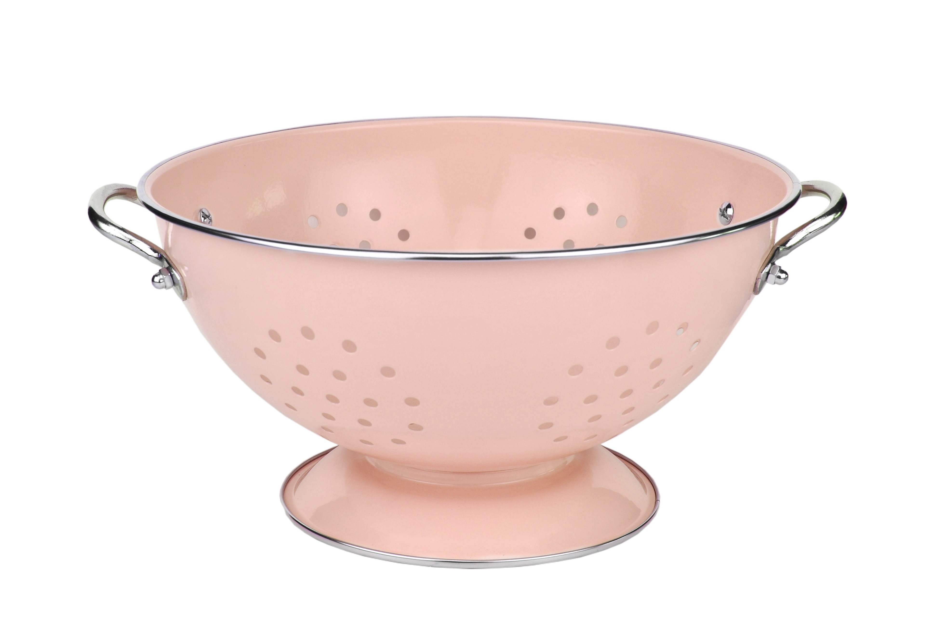 Edelstahl seiher / sieb in rosa für die küche im retro stil sonstige