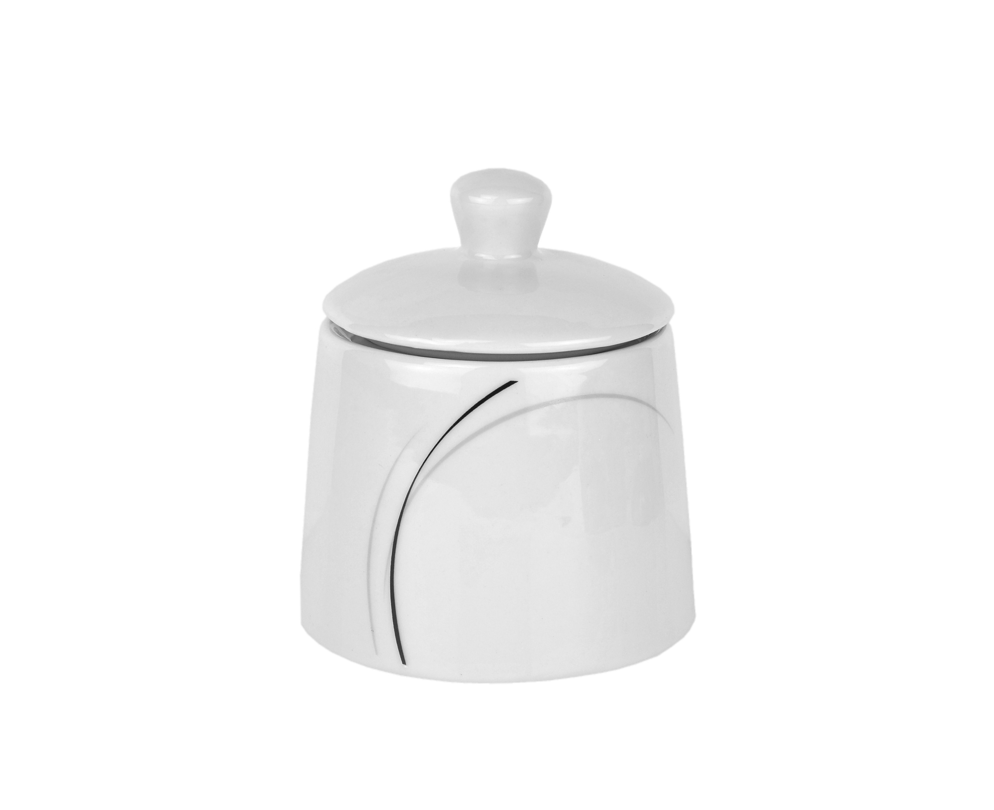 Zuckerdose Phönix Porzellan weiß Dekor Kännchen Dose 2tlg Set Milchkännchen